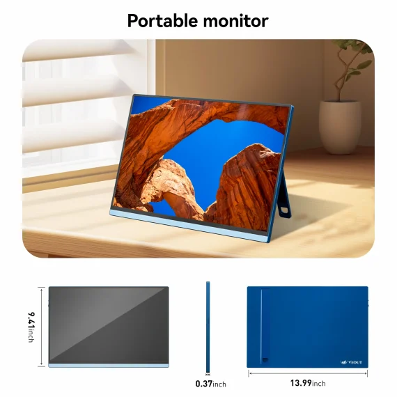 VEOUT 16 inch Portable Monitor 1920x1200P IPS Display 3 | PricZone