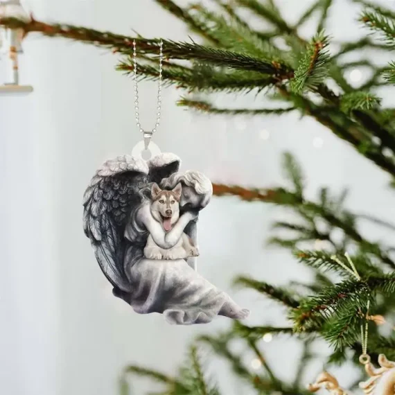 Dog Angel Ornament with Wings for Christmas Tree Decor 3 | PricZone