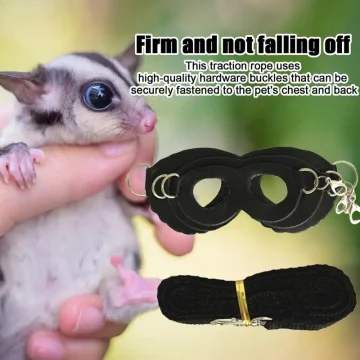 Sugar Gliders Vest Leash Adjustable Harness Set 2