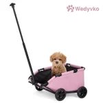 Small Pet Cart 4 Wheels Lightweight Folding Dog Stroller 1 | PricZone