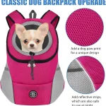 Double Shoulder Pet Travel Backpack Mesh Carrier Bag 3 | PricZone