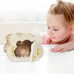 Tiny Hamster Wooden Cloud House for Small Pets 4 | PricZone