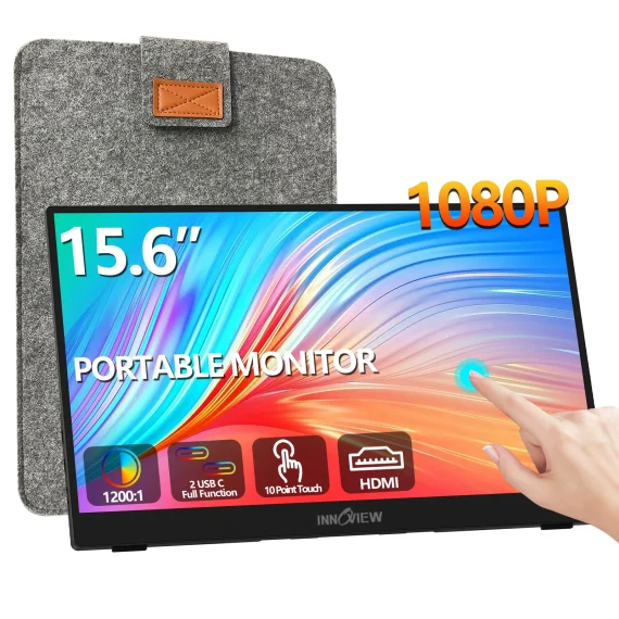 InnoView 156 inch Touchscreen Portable Monitor 1080P 1 | PricZone