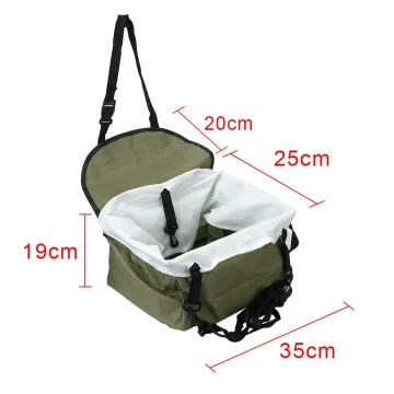 Waterproof Pet Dog Carrier Car Seat Bag 2-in-1 2