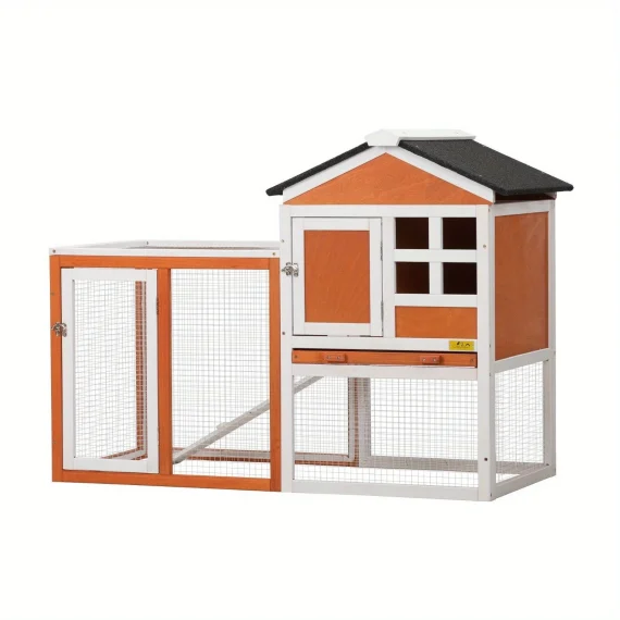 Outdoor Wooden Rabbit Hutch Cage House 5 | PricZone