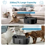 7L Cat Water Fountain Large Capacity Pet Dispenser 2 | PricZone