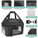 Breathable Mesh Pet Travel Backpack for Small Dogs 4 | PricZone