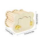 Tiny Hamster Wooden Cloud House for Small Pets 6 | PricZone