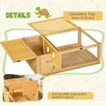 US Wooden Tortoise House Indoor Turtle Enclosure 4 | PricZone