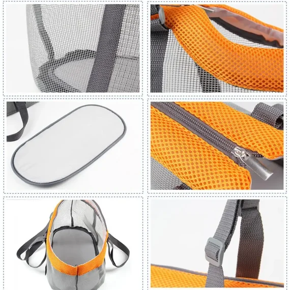 Portable Dog Carrier Mesh Bag for Small Pets Travel 5 | PricZone