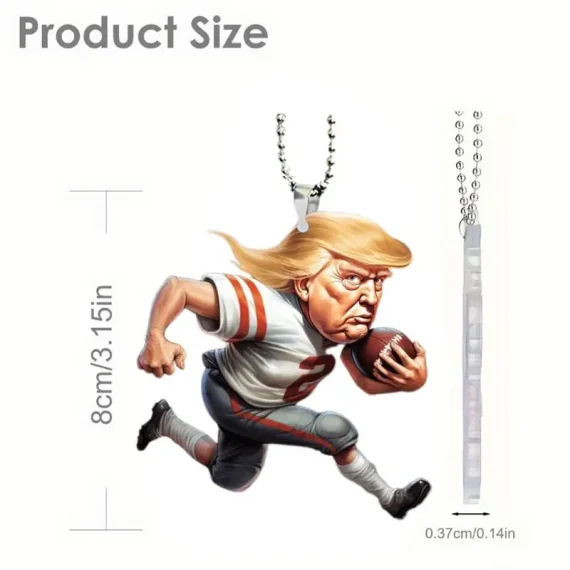 Funny Trump Rear View Mirror Pendant Ornament 6 | PricZone