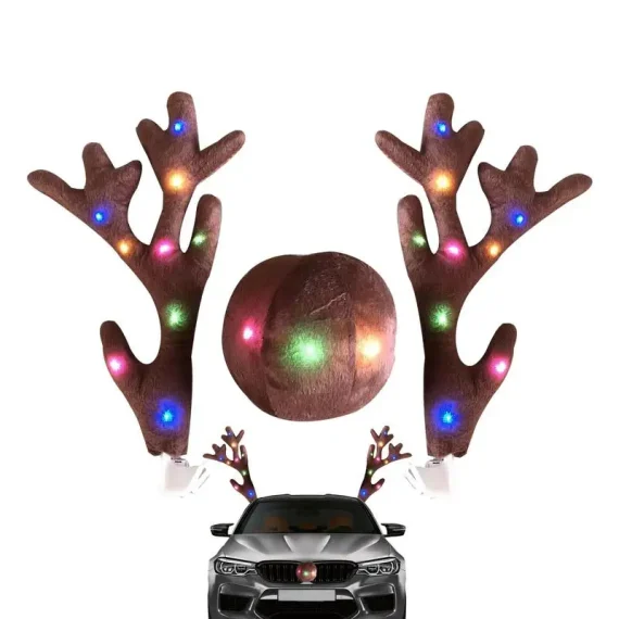 LED Glowing Antlers for Cars and Trucks Decoration 5 | PricZone