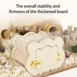 Tiny Hamster Wooden Cloud House for Small Pets 5 | PricZone