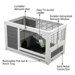 US Rabbit Hutch Small Animal House Habitat 5 | PricZone