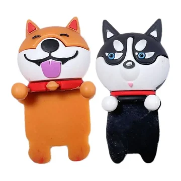 3D Dog Silicone Statue Decorative Phone Holder 1 | PricZone