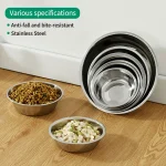 Durable Stainless Steel Dog Bowl for Feeding and Water 2 | PricZone