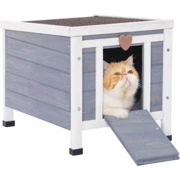 Weatherproof Outdoor Cat House - Small Animal Shelter 1