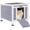 Weatherproof Outdoor Cat House – Small Animal Shelter