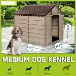 Outdoor Small Dog Kennel Plastic Pet House Weather Resistant 4 | PricZone