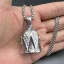 Motorcycle Guardian Angel Bell Keychain Pendant