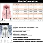 Pink Fluffy Hooded Puffer Coat for Women 6 | PricZone