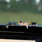 Cute Cat Dashboard Decorations 5PCS Vehicle Ornaments 2 | PricZone