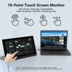 InnoView 156 inch Touchscreen Portable Monitor 1080P 2 | PricZone