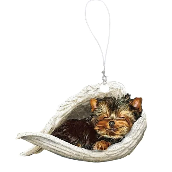 Yorkshire Terrier Angel Pendant Ornament 6 | PricZone