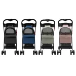 Foldable Pet Stroller with Detachable Basket and Shock Absorption 5 | PricZone