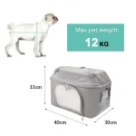 Breathable Mesh Pet Travel Backpack for Small Dogs 6 | PricZone