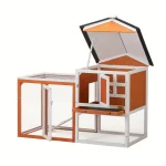 Outdoor Wooden Rabbit Hutch Cage House 4 | PricZone