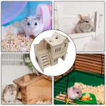 Double decker Hamster House with Ladder and Habitat 5 | PricZone