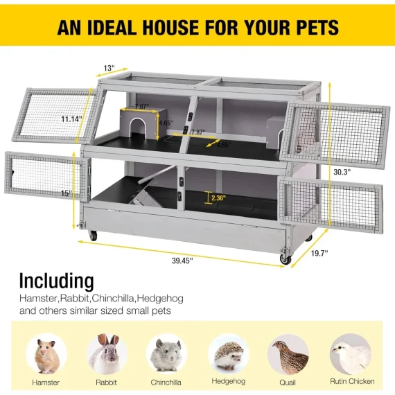 Guinea Pig Cage Chew Proof Small Animal Habitat 6 | PricZone