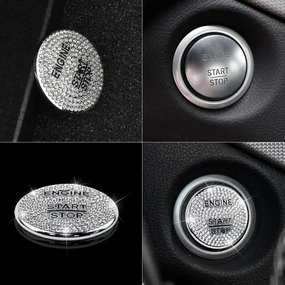 Bling Engine Start Stop Button Cover for Mercedes Benz 3 | PricZone