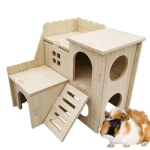 Wooden Hamster Hideout Maze and Habitat Hut 1 | PricZone