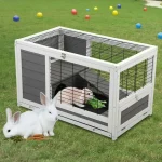 US Rabbit Hutch Small Animal House Habitat 2 | PricZone