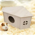 Wooden Hamster House Small Animal Habitat 4 | PricZone