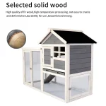 Large Wooden Chicken Coop Hen House Rabbit Hutch 3 | PricZone