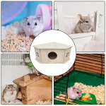 Wooden Hamster House Small Animal Habitat 5 | PricZone