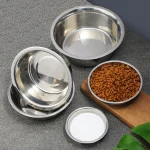 Durable Stainless Steel Dog Bowl for Feeding and Water 1 | PricZone