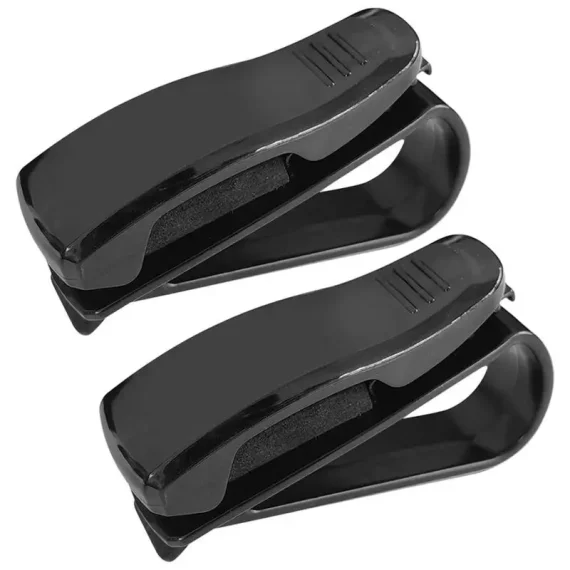 Black Car Visor Sunglasses Ticket Card Holder Clip 5 | PricZone