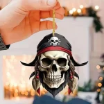 Swinging Skull Acrylic Car Pendant Rearview Charm 4 | PricZone