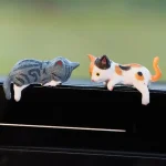 Cute Cat Dashboard Decorations 5PCS Vehicle Ornaments 5 | PricZone