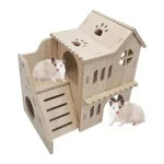 Double decker Hamster House with Ladder and Habitat 1 | PricZone