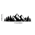 Removable Forest Snow Mountain Car Decal 6 | PricZone