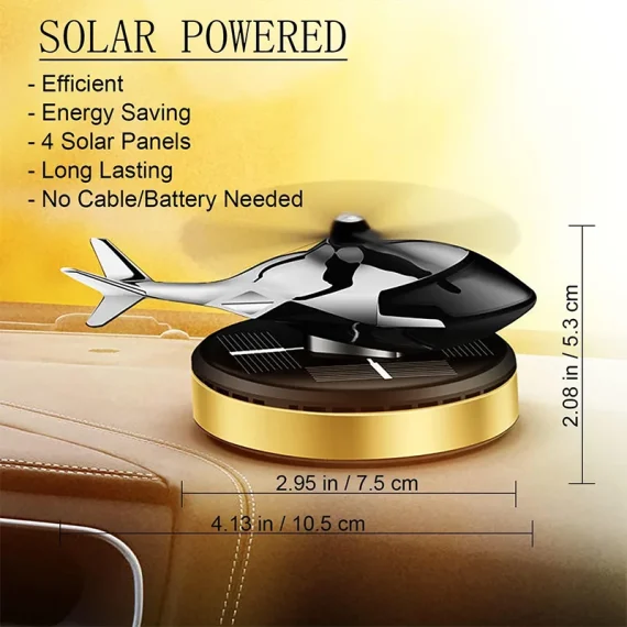 Solar Rotating Helicopter Car Perfume Accessories 5 | PricZone