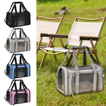 Foldable Cat and Dog Travel Carrier Bag 2