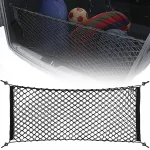 Large Rear Cargo Net Adjustable Mesh Trunk Organizer 2 | PricZone