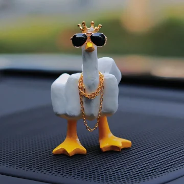 Middle Finger Duck Dashboard Ornament With Sunglasses 1 | PricZone