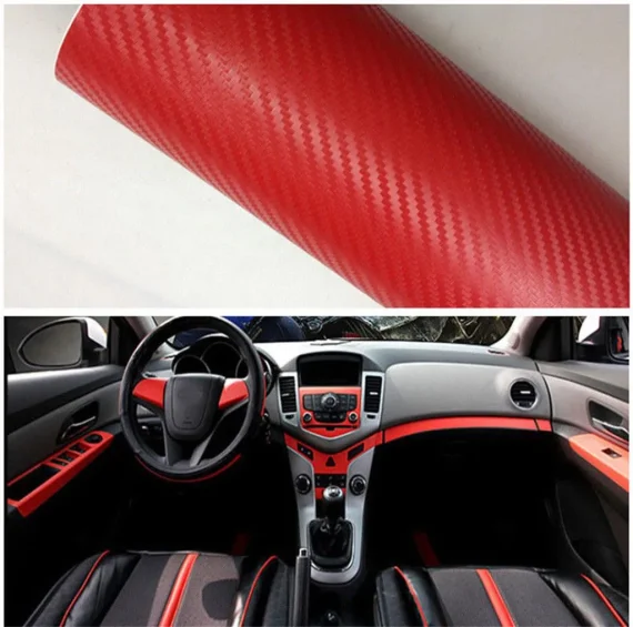 10x127cm 3D Carbon Fiber Car Sticker Protector Film 1 | PricZone